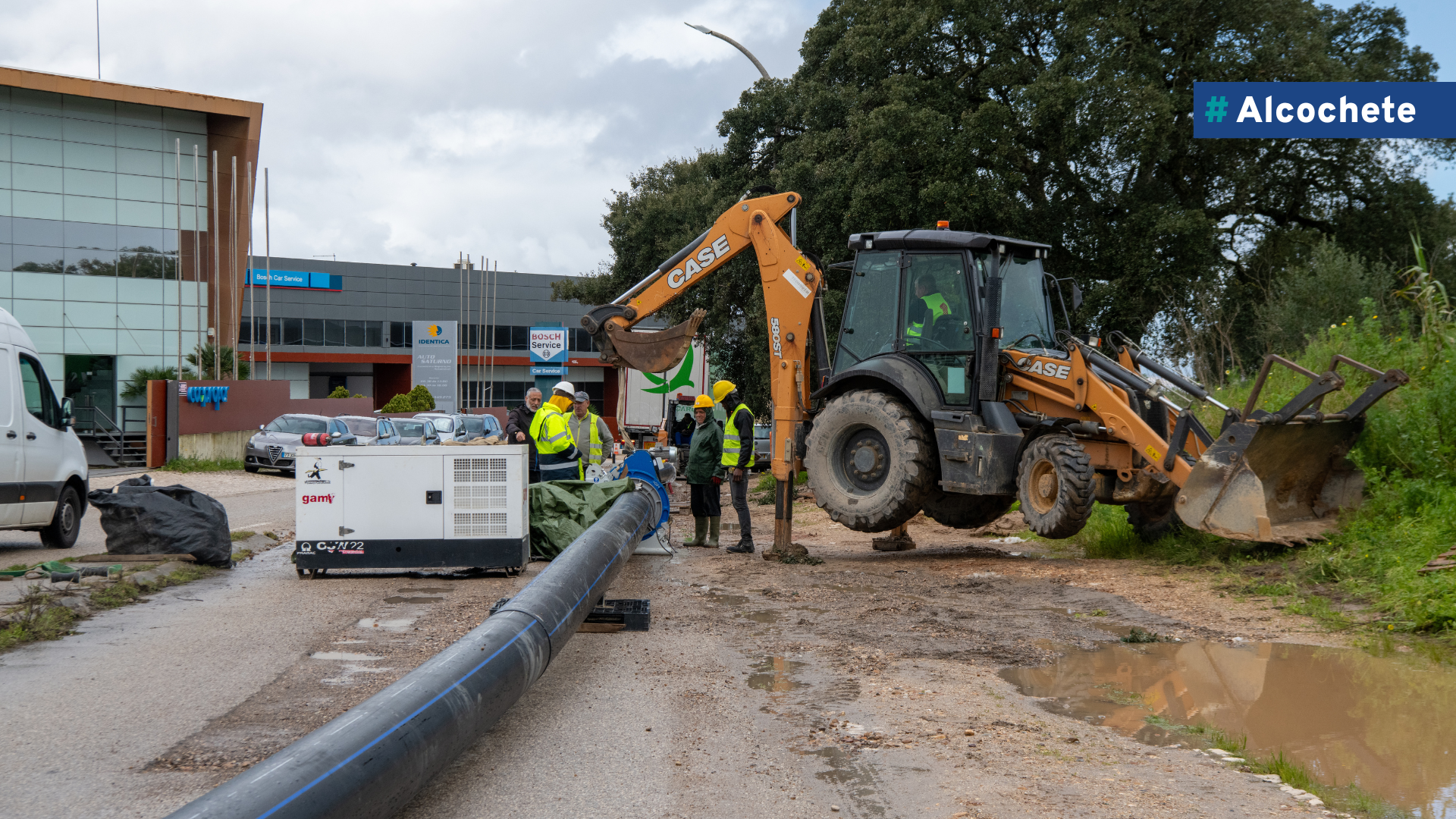 Intervenção na rede de água em Alcochete e São Francisco 