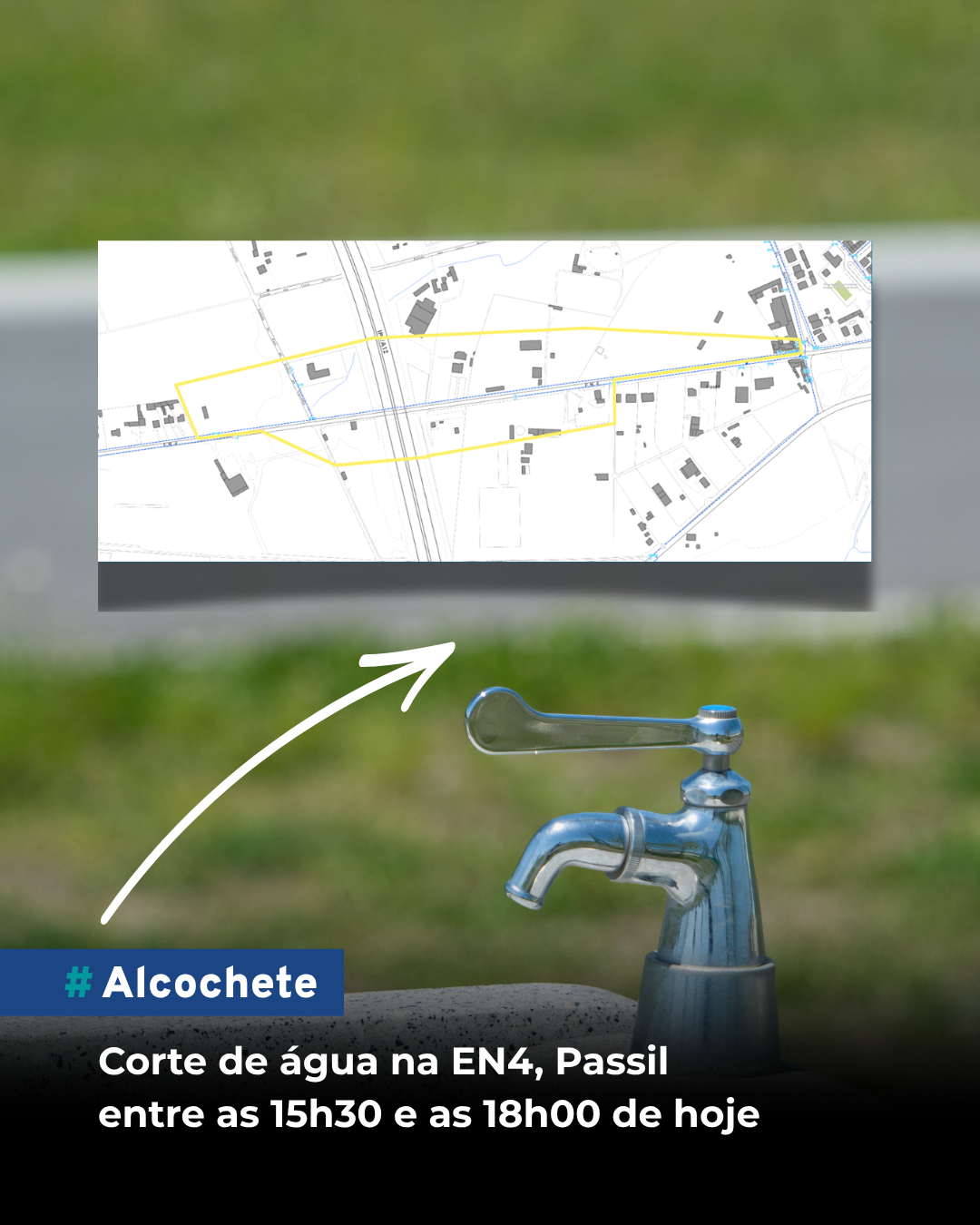 Interrupção do abastecimento de água | Passil