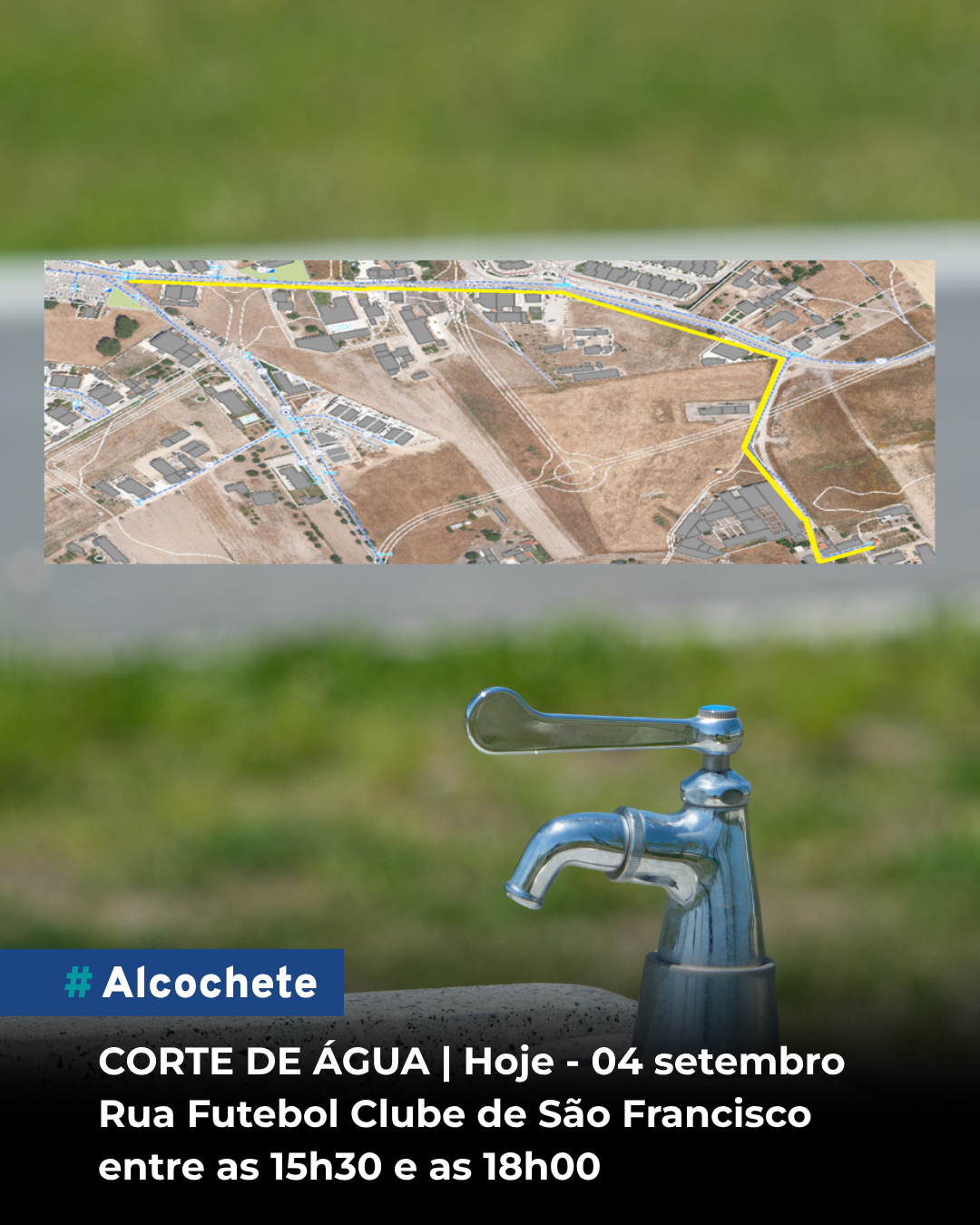 Interrupção do abastecimento de água | São Francisco