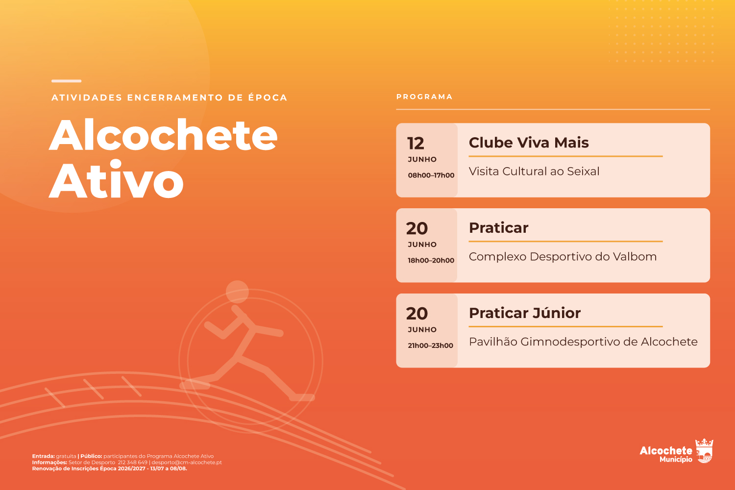 Alcochete Ativo encerra época desportiva com atividades para todas as idades 