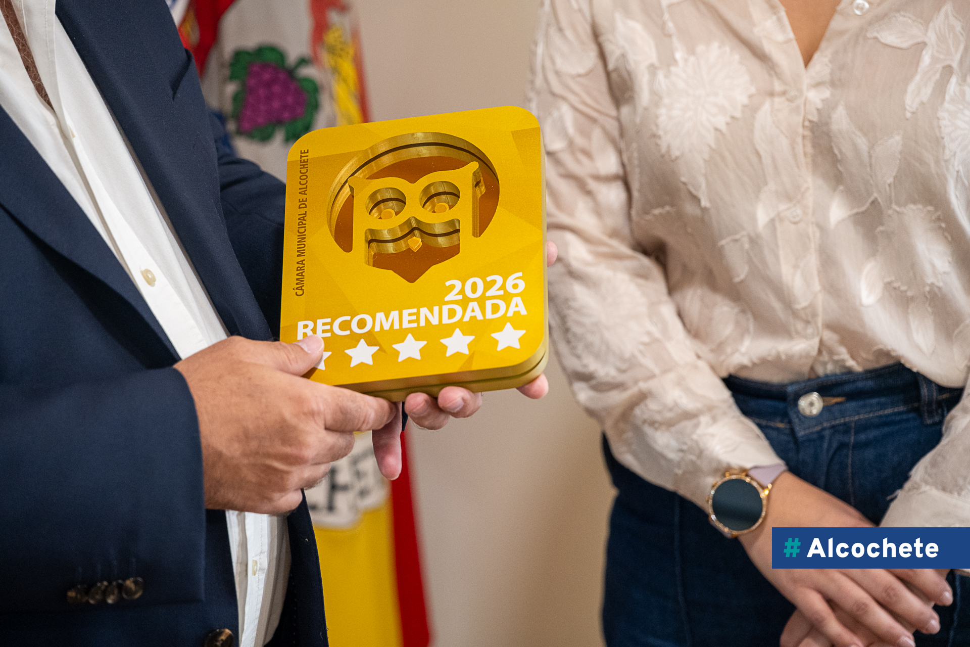 Alcochete recebe prémio Marca Recomendada 2026