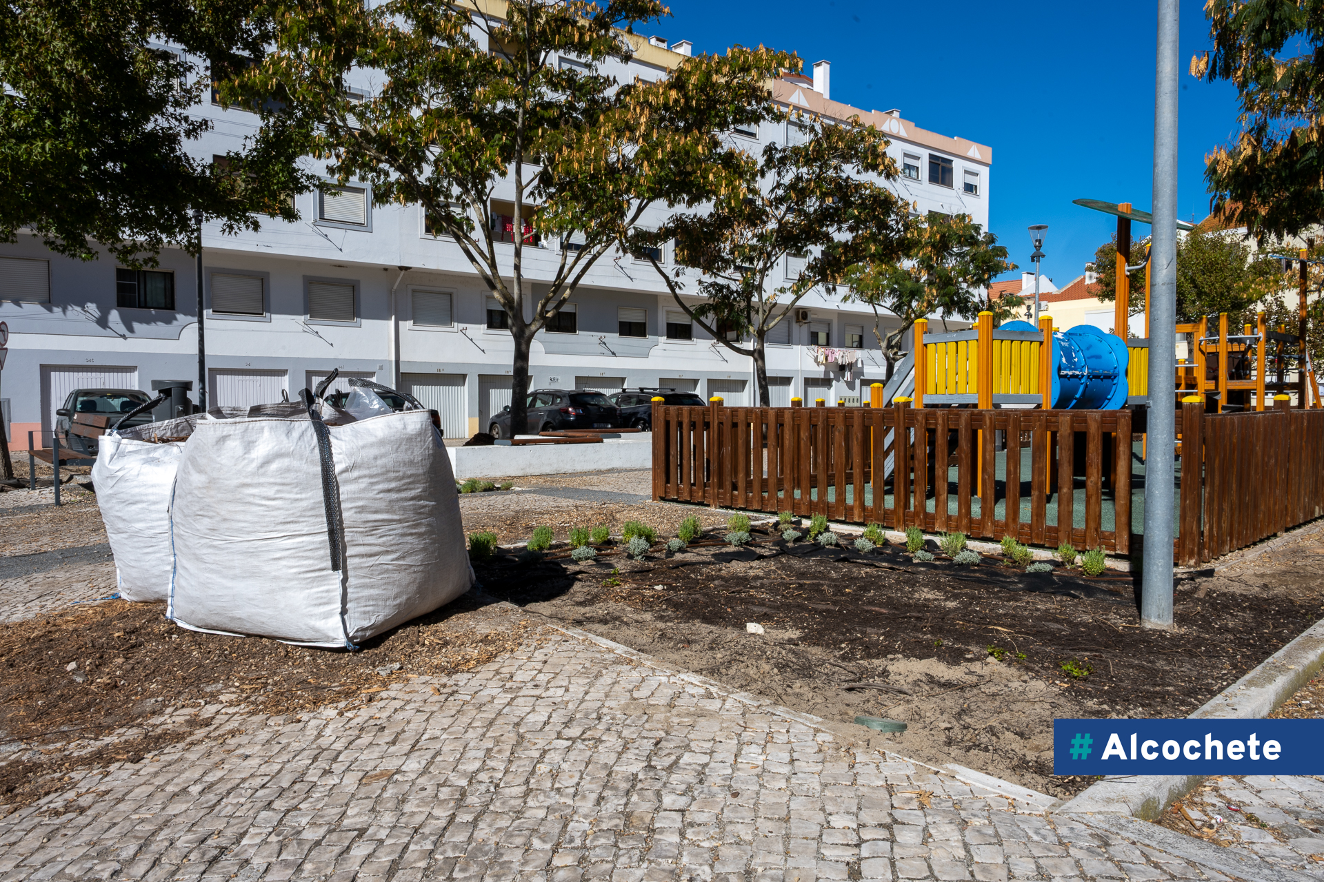 Obras de requalificação em curso na Quinta da Caixeira 