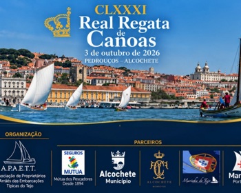 Alcochete recebe a CLXXXI Real Regata de Canoas do Tejo 