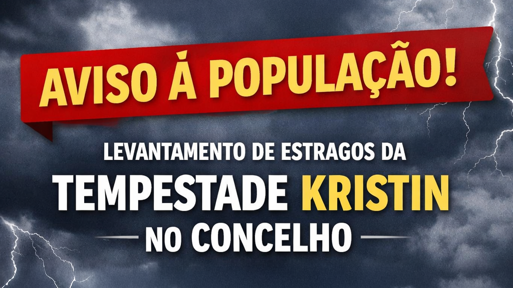 Colabore no reporte de danos - Tempestade Kristin
