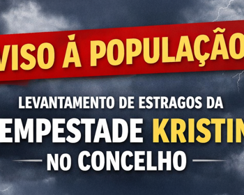 Colabore no reporte de danos - Tempestade Kristin