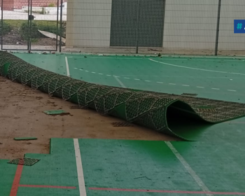 Depressão KRISTIN obriga a encerrar o Polidesportivo Desportivo de Alcochete