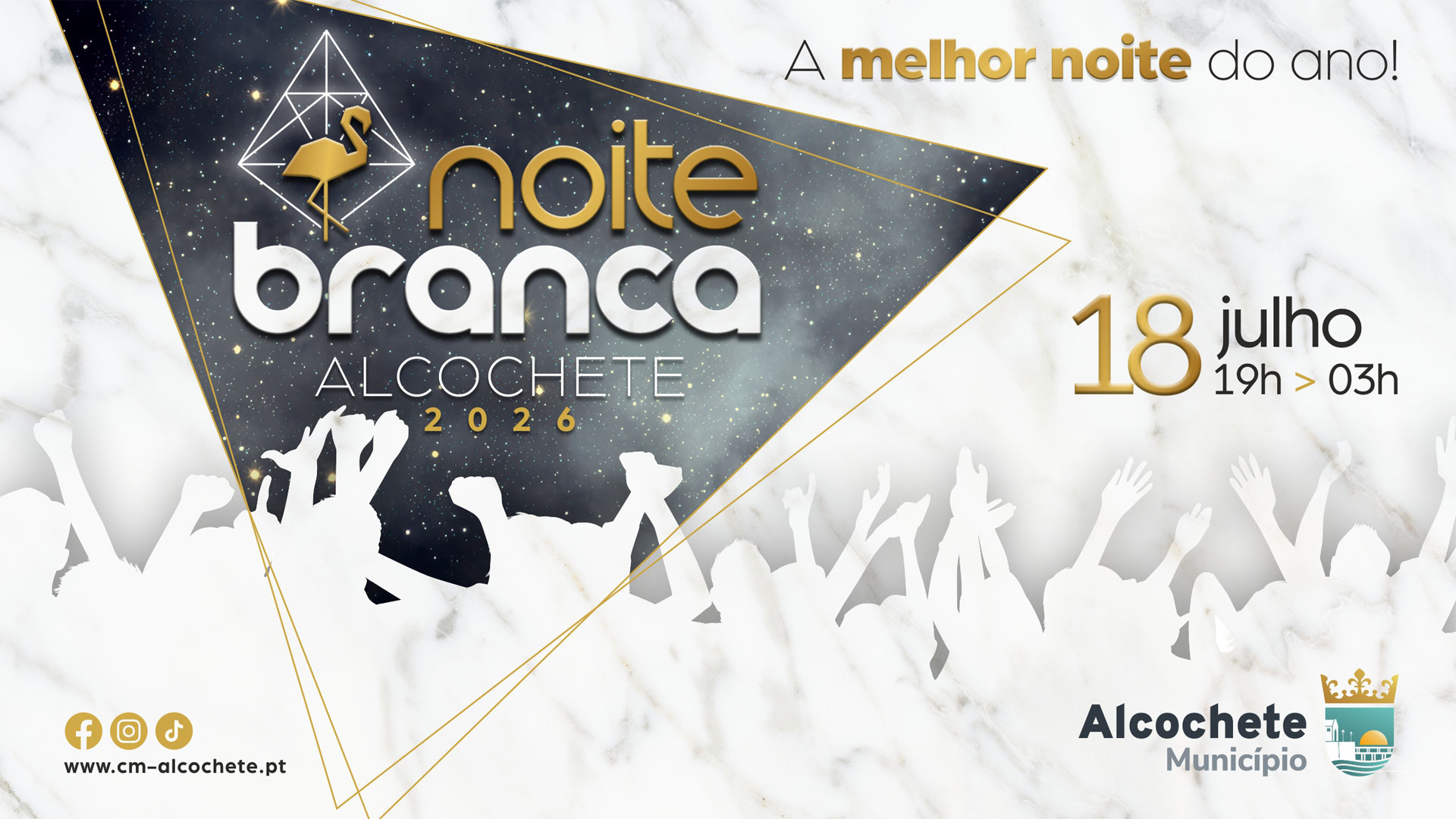 A noite mais brilhante do verão está de regresso a Alcochete!