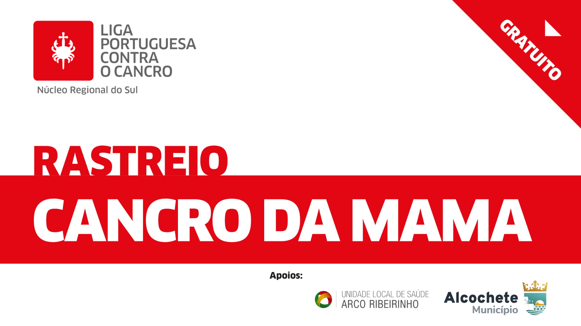 Rastreio do Cancro da Mama em Alcochete  