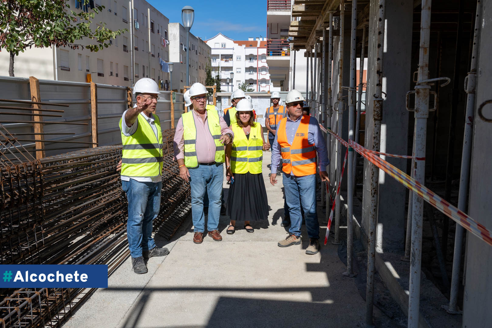 Habitação social em construção em Alcochete