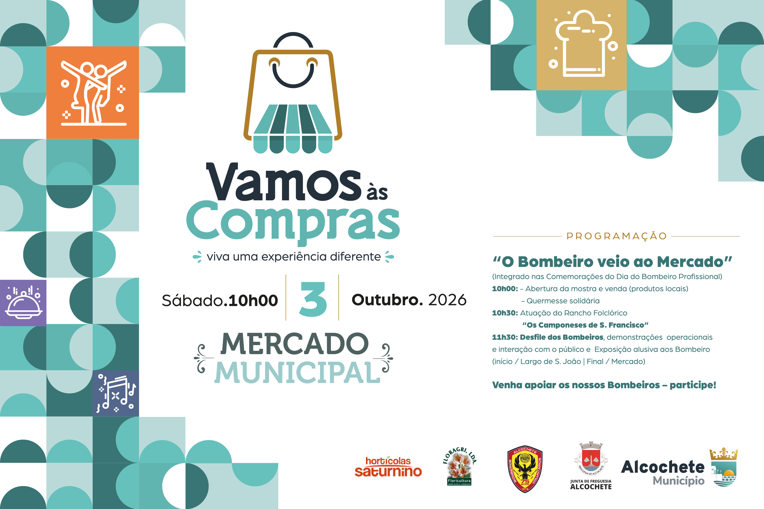 Vamos às Compras: O Bombeiro veio ao Mercado 