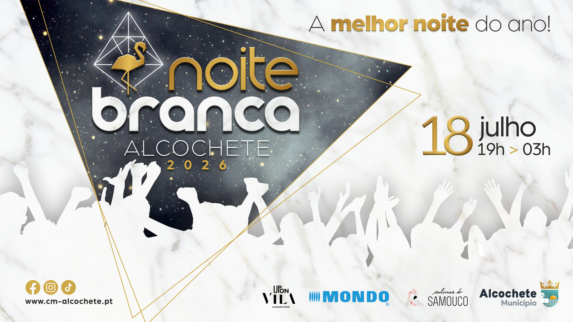 A noite mais brilhante do verão está de regresso a Alcochete!