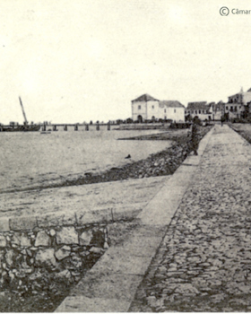 Rua da Praia (atual avenida D. Manuel I) 1ª metade do século XX