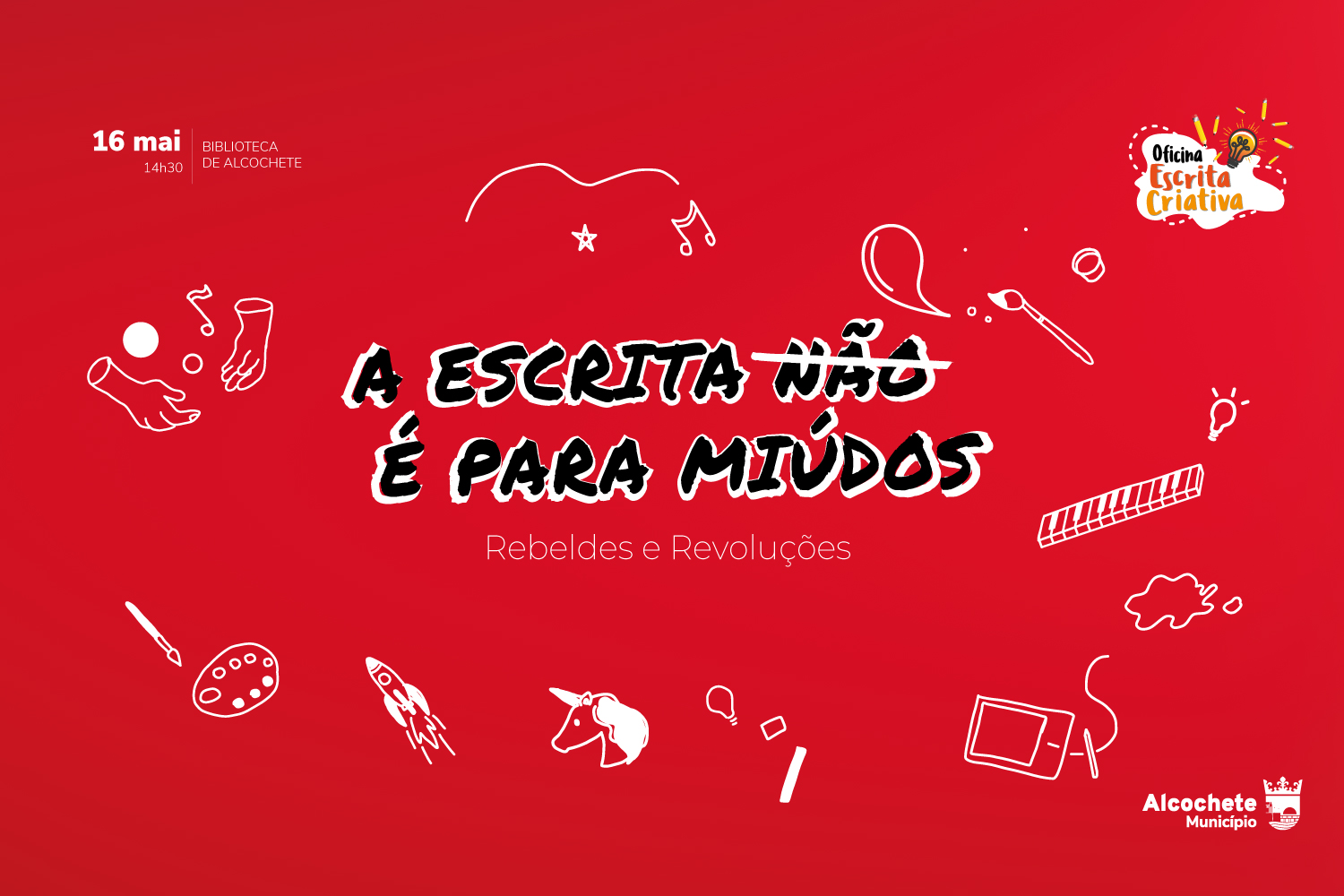 A Escrita Não É P’ra Miúdos: Rebeldes e Revoluções 