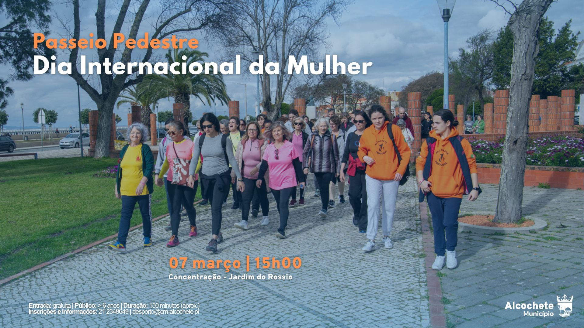 Passeio Pedestre “Dia Internacional da Mulher” 