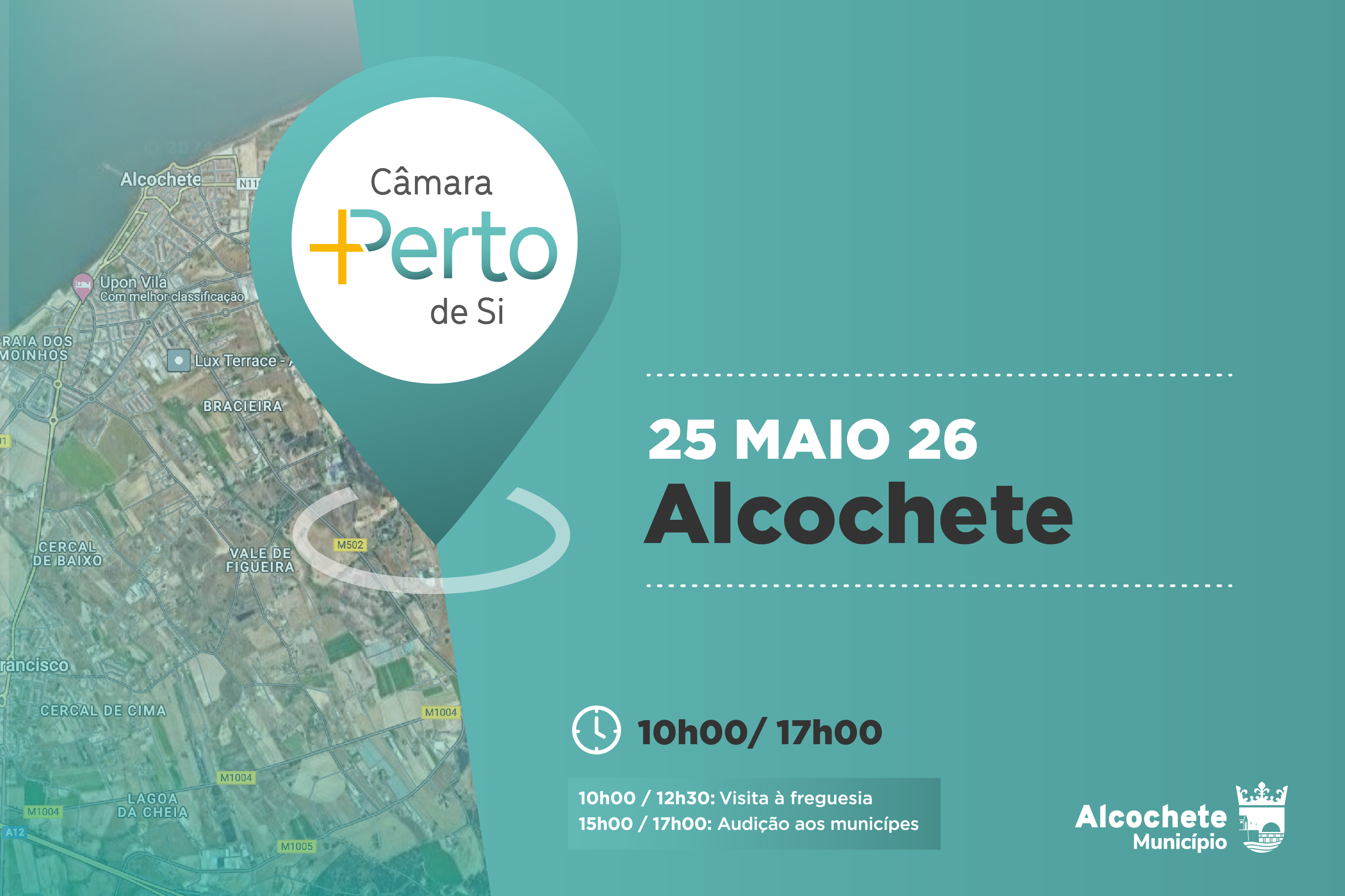 Câmara +Perto de Si - Alcochete 