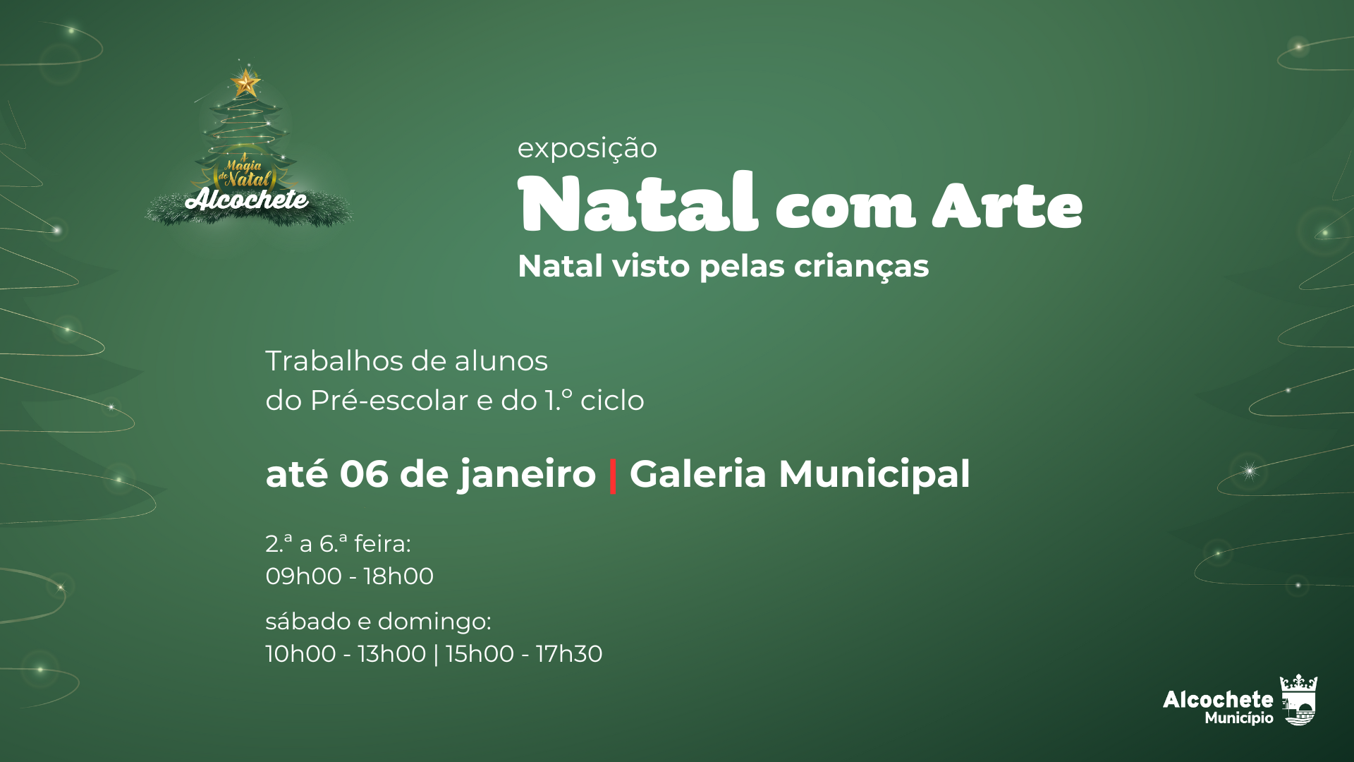 Exposição "Natal com Arte - o Natal visto pelas crianças"