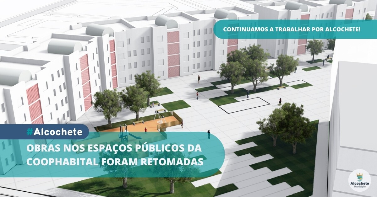 Obras nos espaços públicos da Coophabital foram retomadas