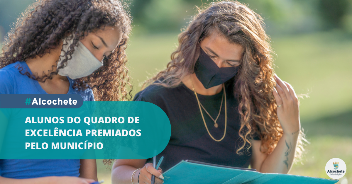 Alunos do Quadro de Excelência premiados pelo Município