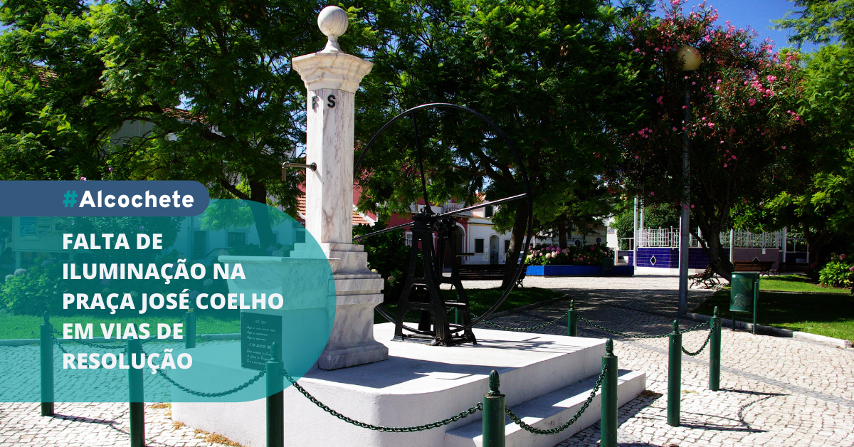 Falta de iluminação na praça José Coelho em vias de resolução