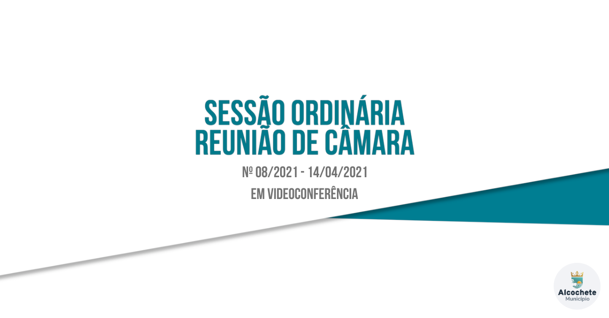 Câmara reuniu por videoconferência no dia 14 de abril