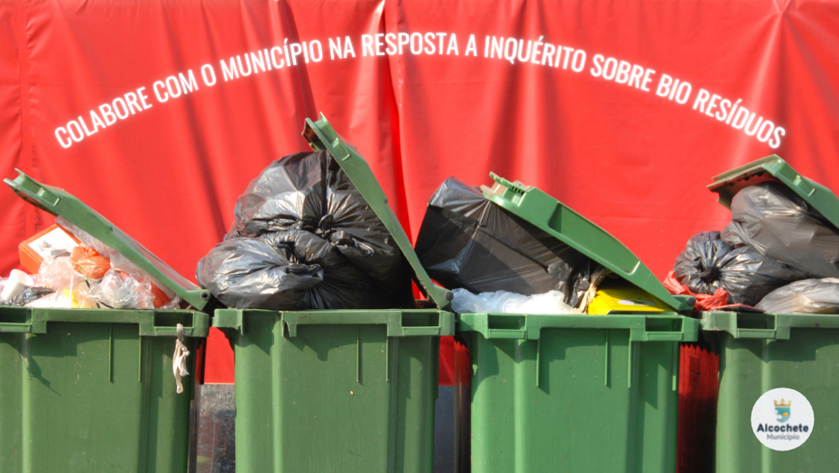Colabore com o município na resposta a inquérito sobre bio resíduos