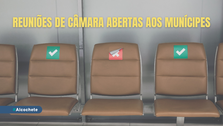 Reuniões de Câmara abertas aos munícipes