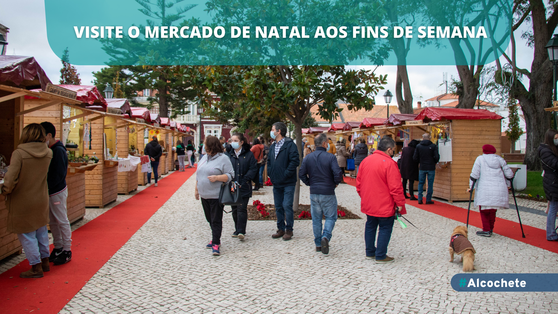 Visite o Mercado de Natal aos fins de semana