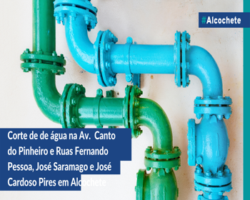 Corte de água em Alcochete
