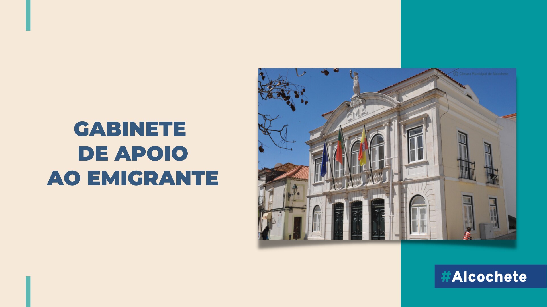 Alcochete vai ter um Gabinete de Apoio ao Emigrante