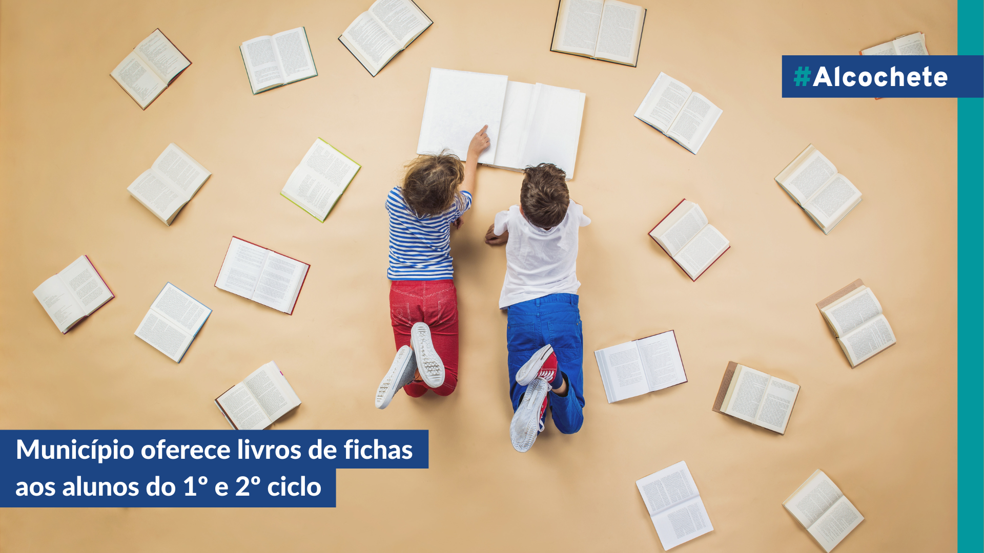 Livros de fichas oferecidos pelo município levantados na Papelaria Pina
