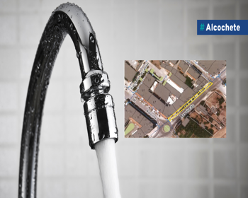 Corte de água na Avenida da Revolução em Alcochete