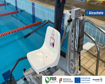 Piscina municipal com melhor acessibilidade