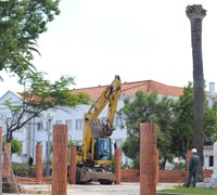 Obras de beneficiação estão a decorrer nas zonas adjacentes à Frente Ribeirinha